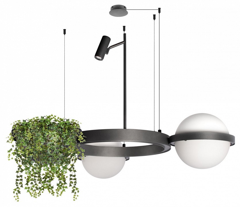 Подвесная люстра loft it jardin 10121/2 dark grey