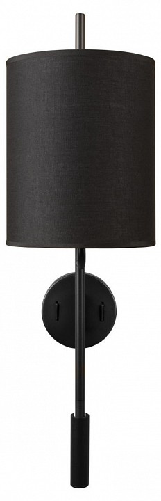 Бра с подсветкой loft it ritz 10253w/b black