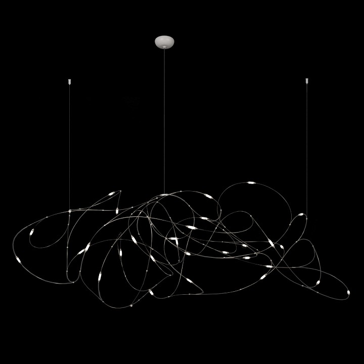 Подвесная люстра loft it flock of light 10309/31 cr