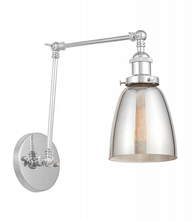 Бра lumina deco fabi ldw 6800-2 chr+gy