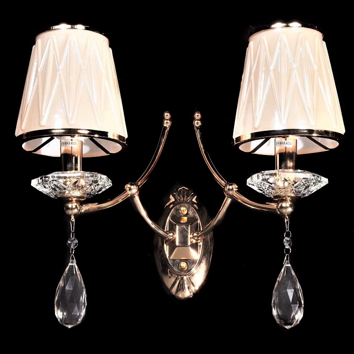 Бра lumina deco dominni ldw 9268-2 gd