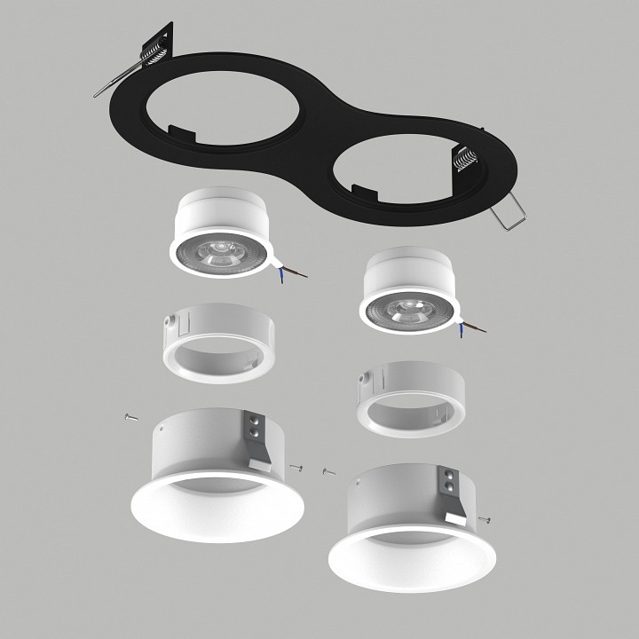 Встраиваемый светильник lightstar domino d6270606wmod