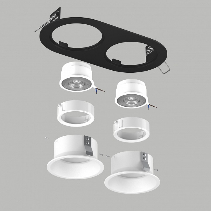 Встраиваемый светильник lightstar domino d6570606wmod