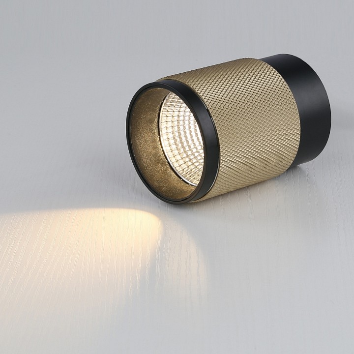 Накладной светильник iledex delta 1955-10w-3000k-36 bk+br