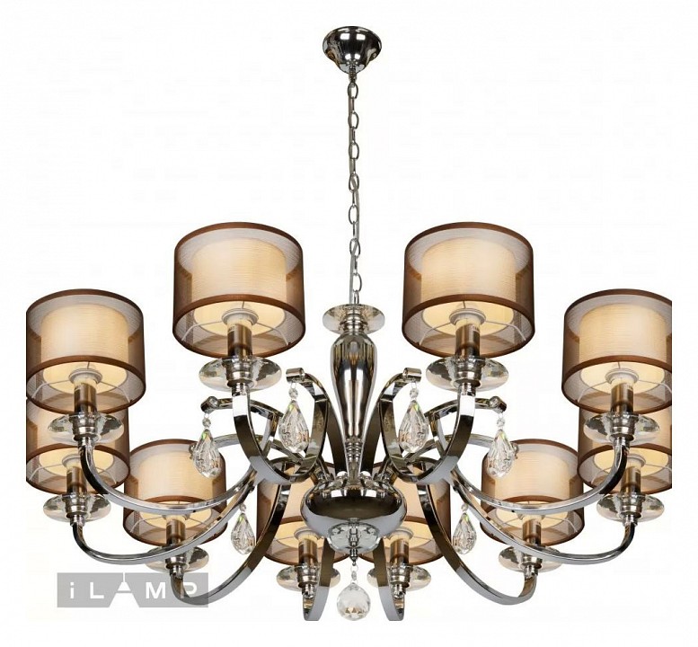 Подвесная люстра ilamp mario rm16001/10cr