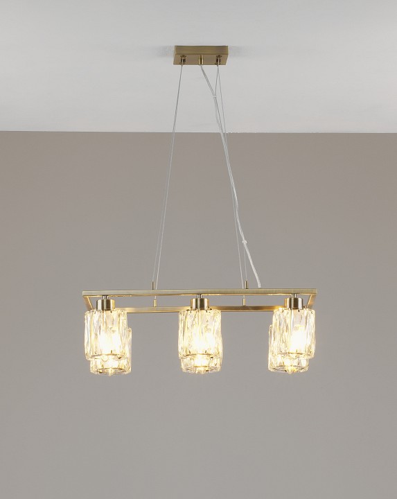 Подвесная люстра moderli prismique v11686-6p