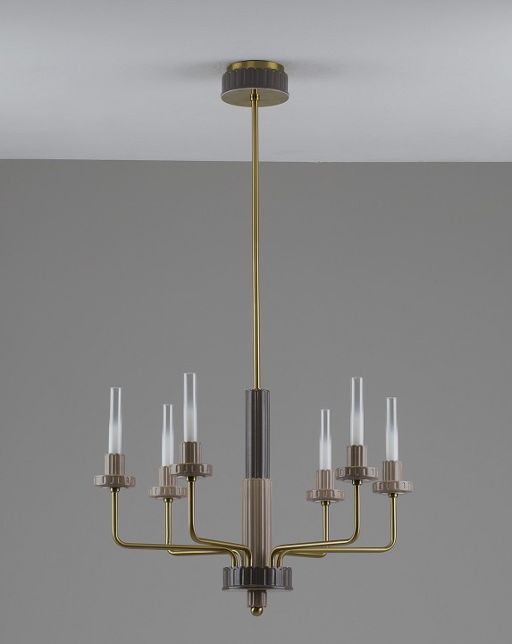 Люстра на штанге moderli atelieri v11691-pl