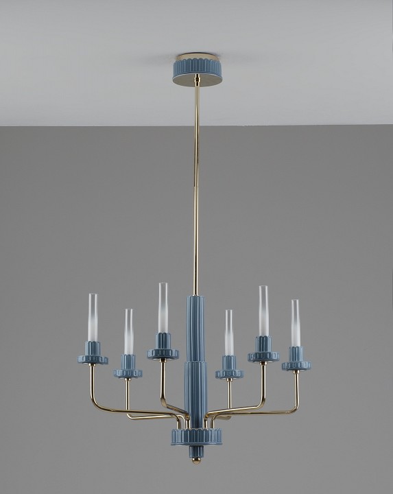 Люстра на штанге moderli atelieri v11692-pl