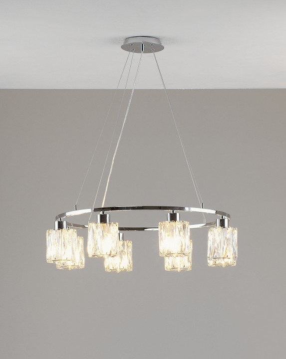 Подвесная люстра moderli prismique v11708-8p