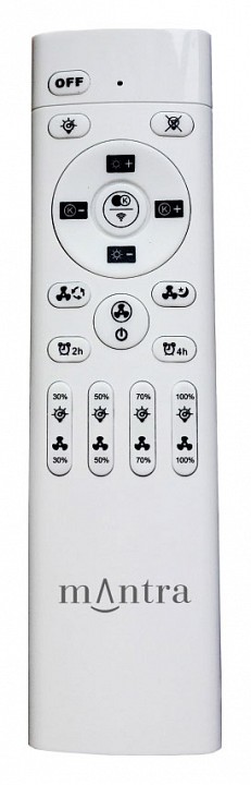 Светильник с вентилятором mantra (люстры-вентиляторы) nature 7808