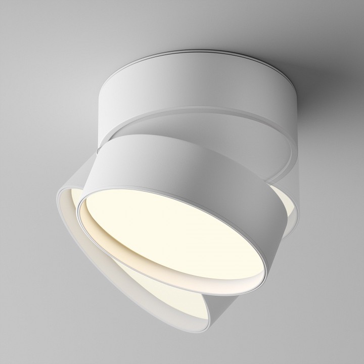 Накладной светильник maytoni onda c024cl-18w3k-w-1