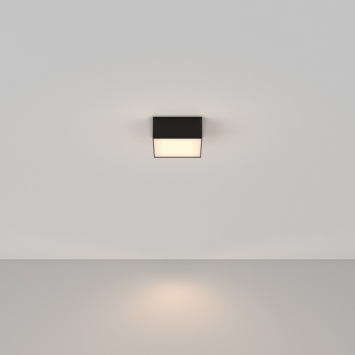 Накладной светильник maytoni zon c032cl-12w3k-sq-b