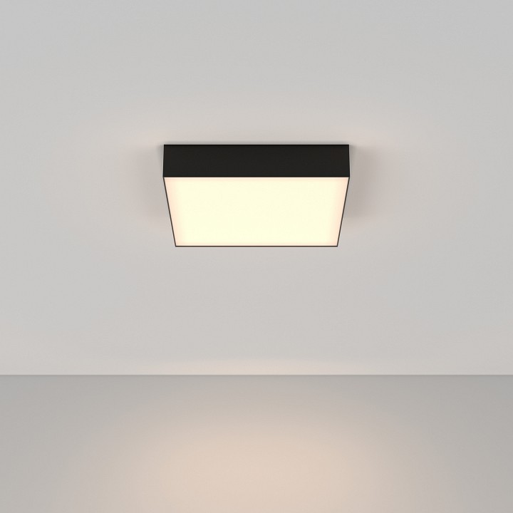 Накладной светильник maytoni zon c032cl-36w3k-sq-b