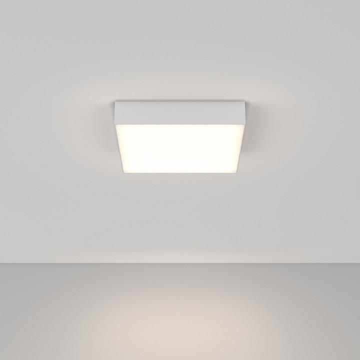 Накладной светильник maytoni zon c032cl-36w4k-sq-w