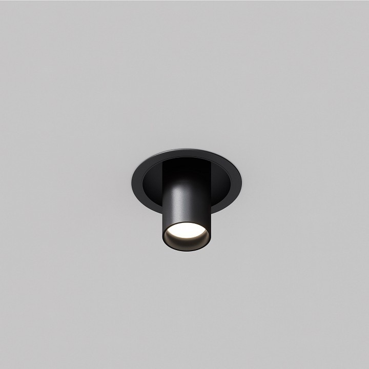 Встраиваемый светильник maytoni focus s c048cl-01-gu10-b