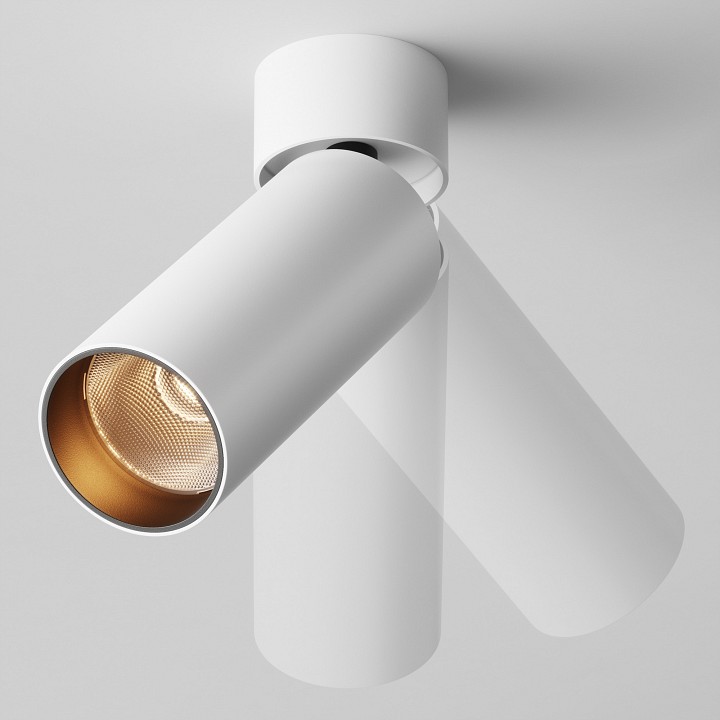 Светильник на штанге maytoni focus led c055cl-l12w2.7k-w-w