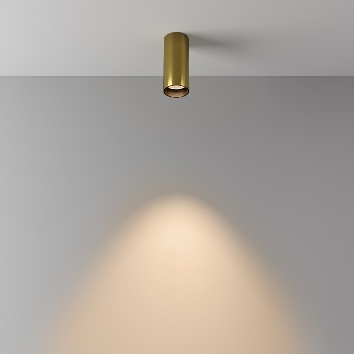 Накладной светильник maytoni focus led c056cl-l12w3k-w-bs