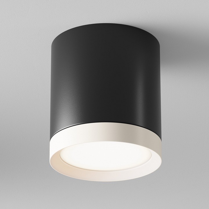 Накладной светильник maytoni hoop c086cm-gx53-mrd-bw