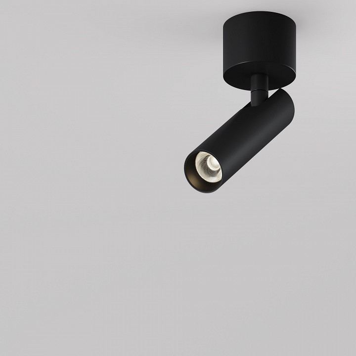 Светильник на штанге maytoni focus t c141cl-l125-6w3k-b