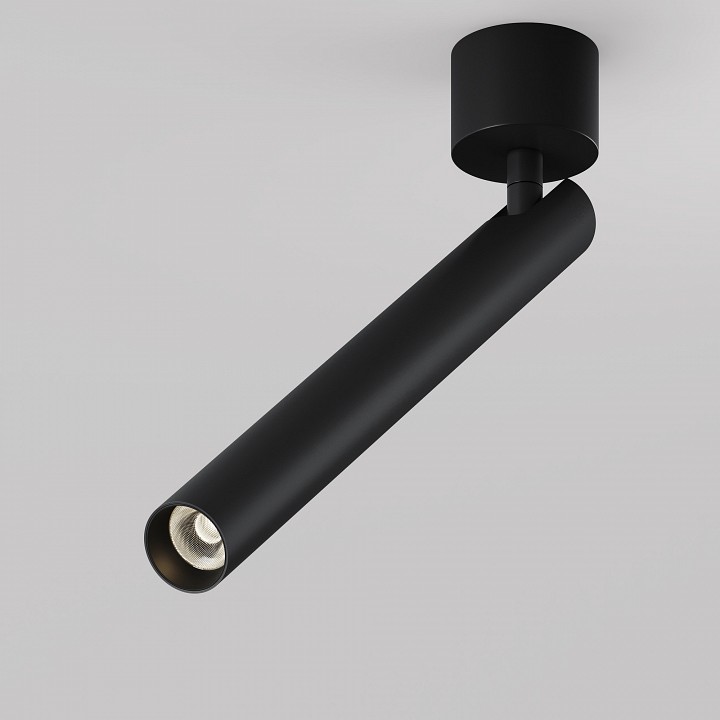 Светильник на штанге maytoni focus t c141cl-l300-6w3k-b