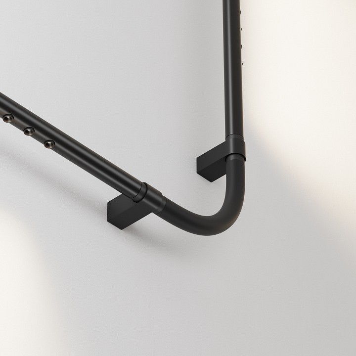 Соединитель угловой l-образный для модульных светильников maytoni technical accessories for system axity ca005fc-b