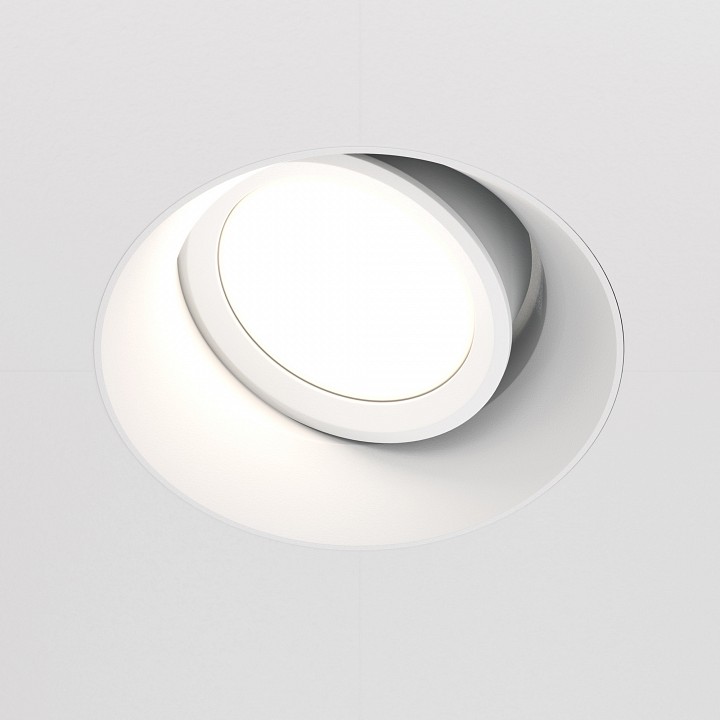 Встраиваемый светильник maytoni dot dl042-01-rd-w