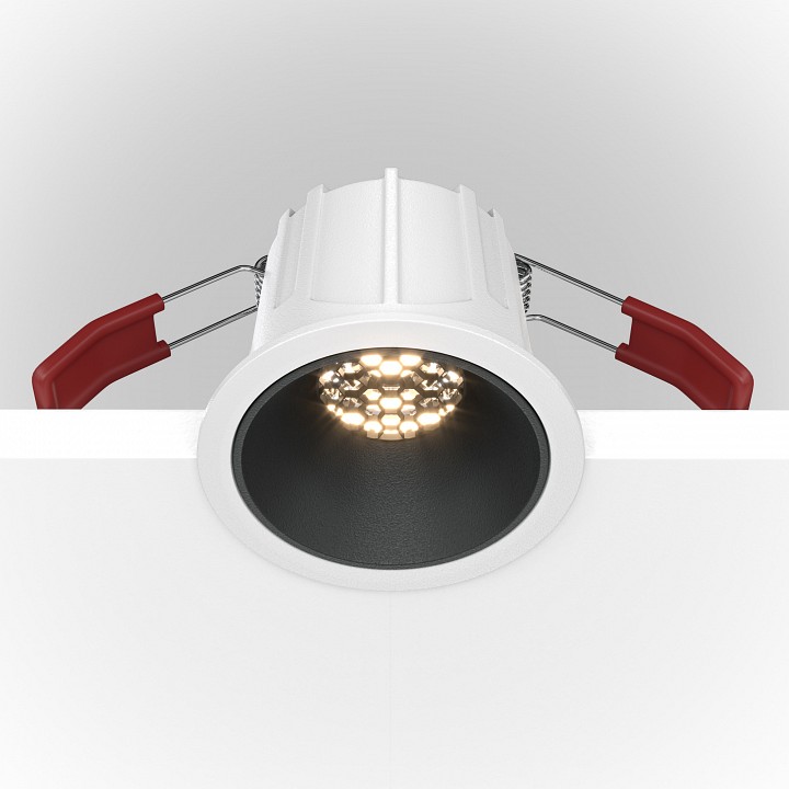 Встраиваемый светильник maytoni alfa dl043-01-10w3k-d-rd-wb