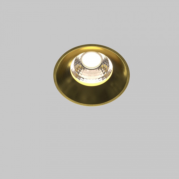 Встраиваемый светильник maytoni round dl058-12w4k-trs-bs