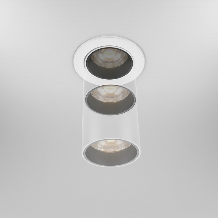 Встраиваемый светильник maytoni technical focus led dl125-l12-4k-w