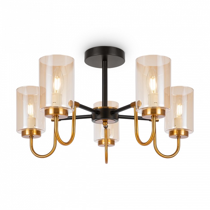 Люстра на штанге freya jewel fr5321cl-05bz