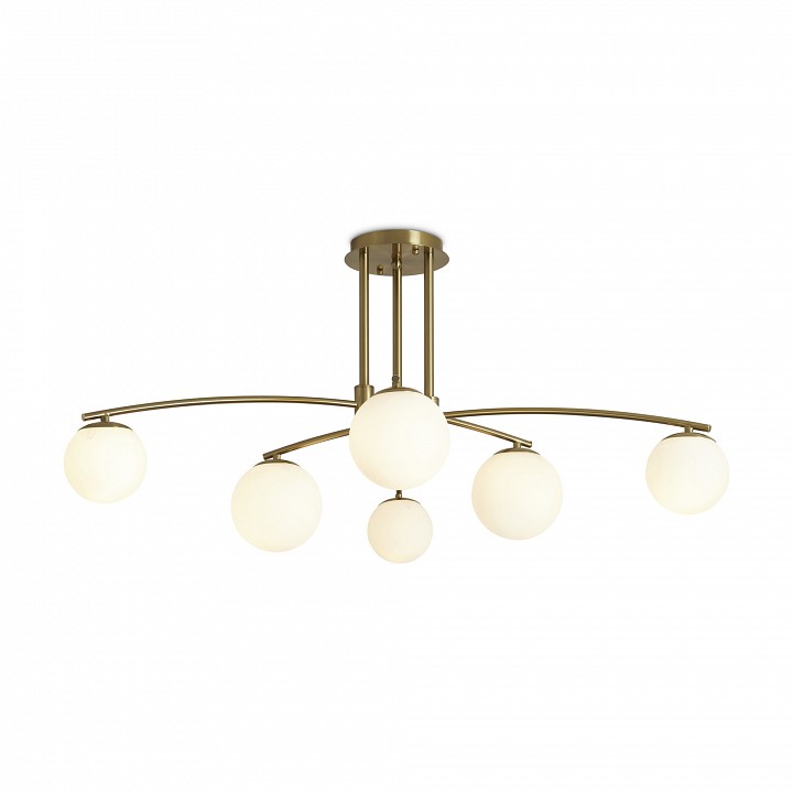 Люстра на штанге freya hanger fr5443cl-06bs