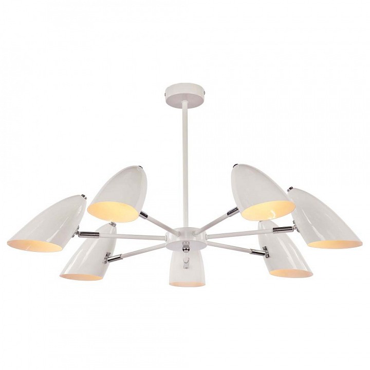 Люстра на штанге freya aida fr5852-cl-07-w