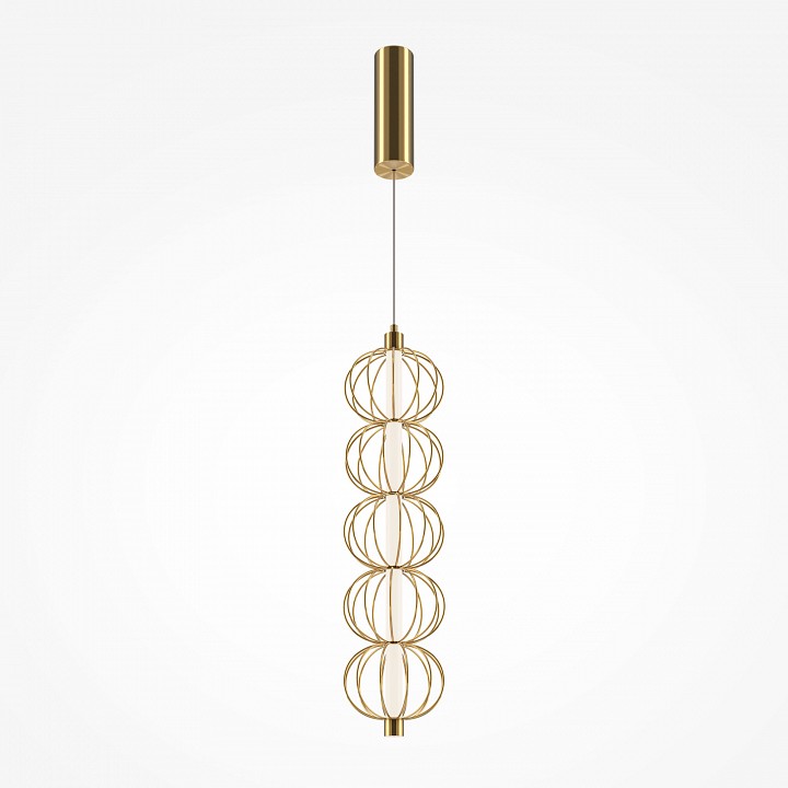 Подвесной светильник maytoni golden cage mod216pl-l10g3k