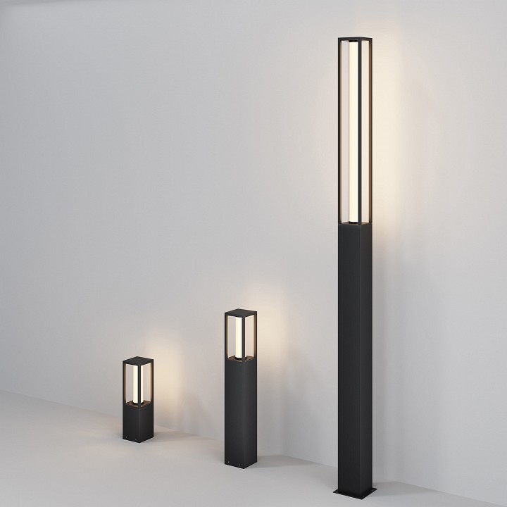 Наземный высокий светильник maytoni expo o480fl-l25b3k