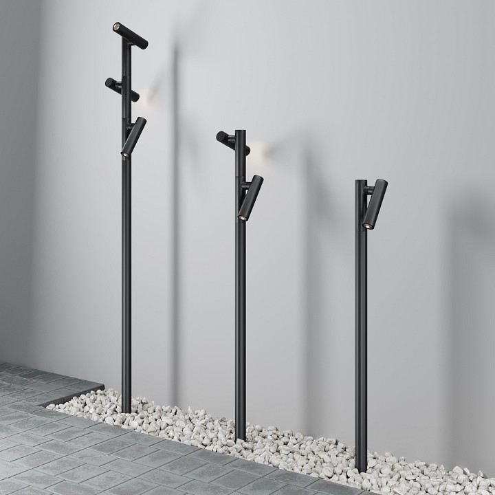 Наземный низкий светильник maytoni torq o494fl-l10b3k
