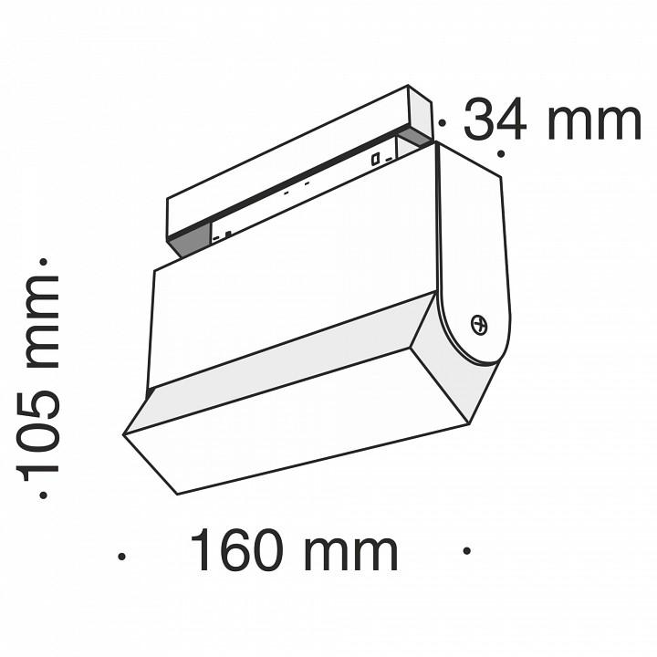 Накладной светильник maytoni basis tr013-2-10w4k-b