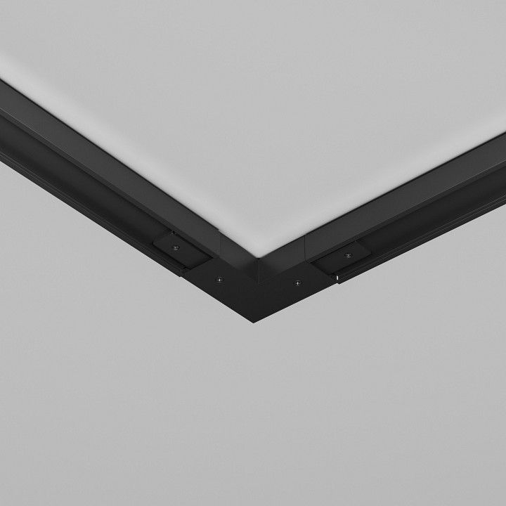 Соединитель угловой l-образный для треков maytoni accessories for tracks unity tra001clb-11b