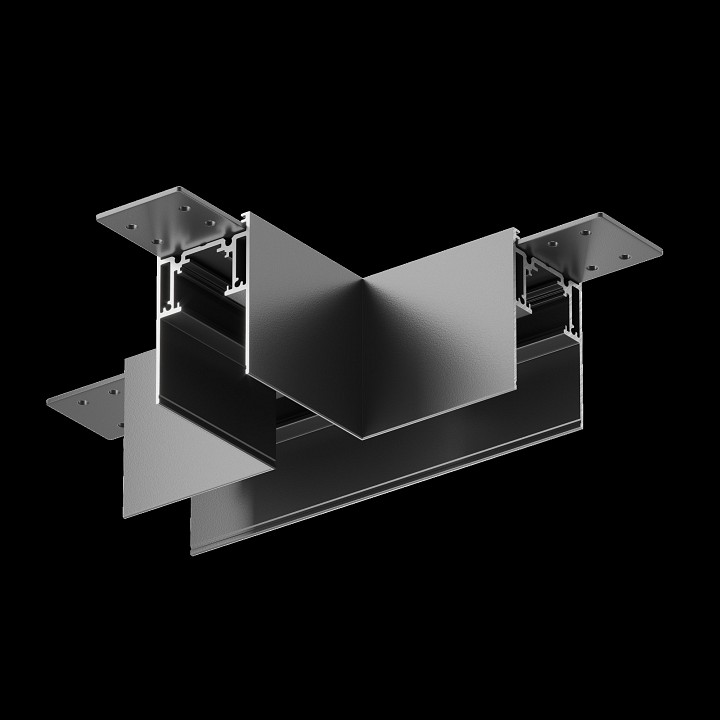 Соединитель t-образный для треков накладных maytoni accessories for tracks gravity tra010ct-41b