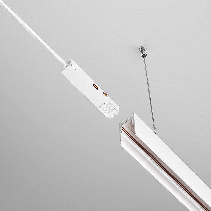 Токопровод концевой maytoni accessories for tracks exility tra034b-42w