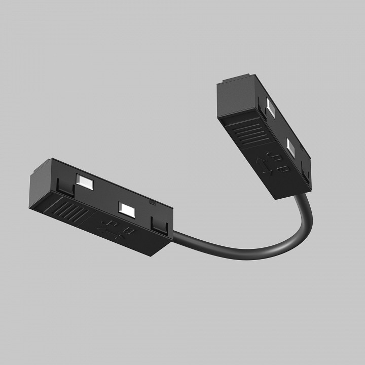 Соединитель гибкий для треков maytoni accessories for tracks exility tra034cpc-42b-15-1