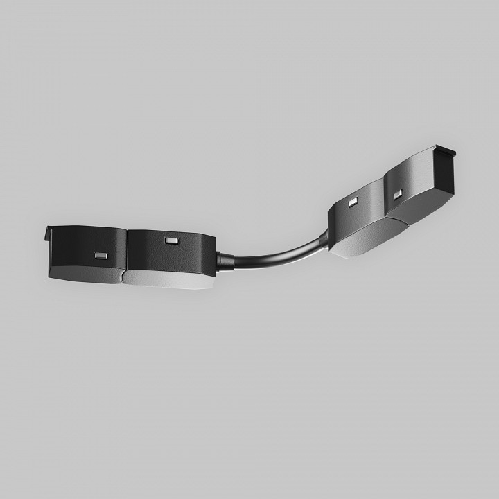Соединитель гибкий для треков maytoni accessories for tracks exility tra034cs-b
