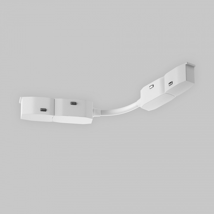 Соединитель гибкий для треков maytoni accessories for tracks exility tra034cs-w