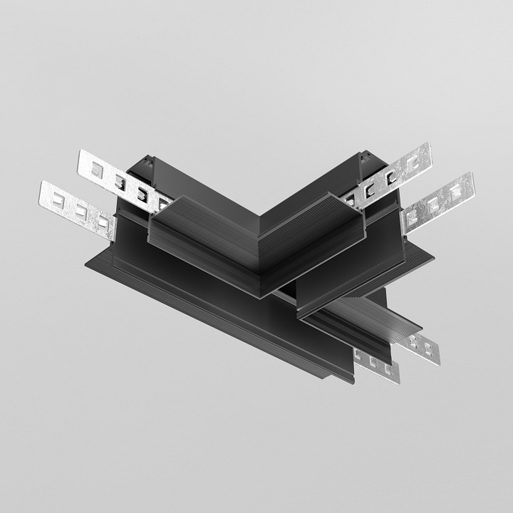 Соединитель t-образный для треков встраиваемых maytoni accessories for tracks exility tra034ct-42.12b
