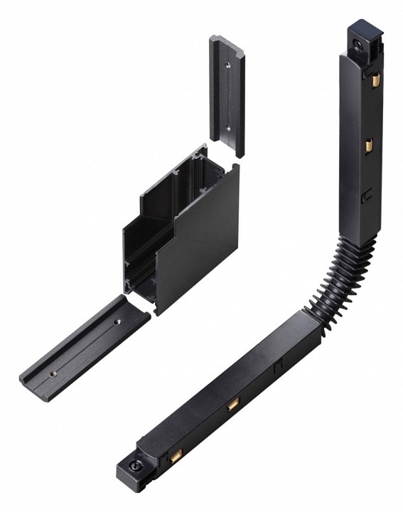 Соединитель угловой внутренний для треков накладных novotech flum 135124