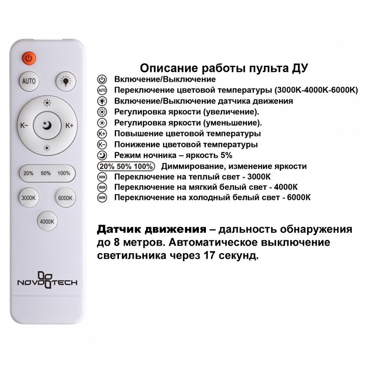 Накладной светильник novotech mask 359211