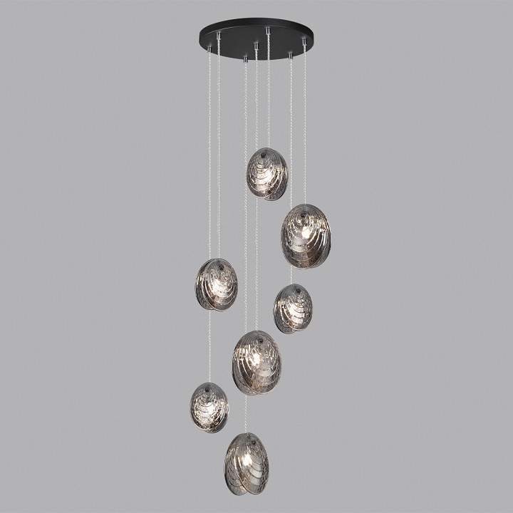 Подвесная люстра odeon light mussels 5038/7
