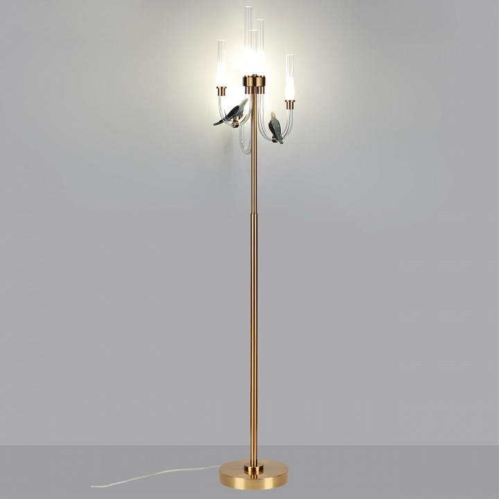 Торшер odeon light lark 5431/12fl