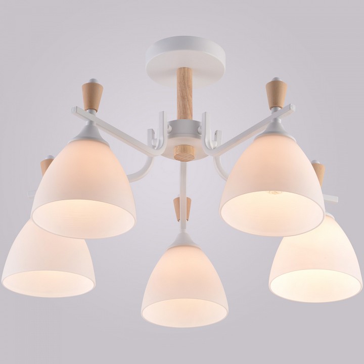 Люстра на штанге 01622-0.3-05 wh+wood