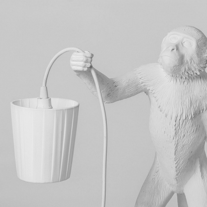 Плафон текстильный seletti monkey lamp 14918 whi