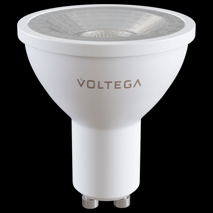 Лампа светодиодная voltega sofit dim gu10 lens gu10 6вт 4000k 7109